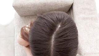 Asian babe's incredible close-up handjob and blowjob skills are unmatched