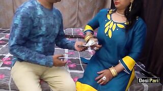 Desi Pari aunty roughly fucked for money with clear Hindi audio in hot scene