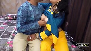 Desi Pari aunty roughly fucked for money with clear Hindi audio in hot scene