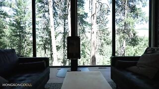 A girl living in the woods all alone, part 1