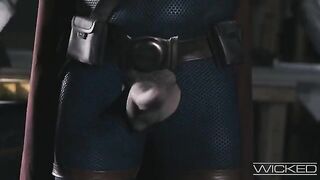 Deadpool, Yelena, and Taskmaster fuck a black widow in a steamy foursome