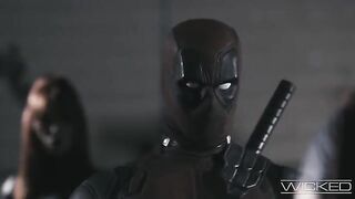 Deadpool, Yelena, and Taskmaster fuck a black widow in a steamy foursome