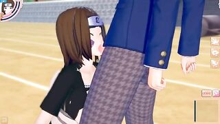 Naruto's big tits Rin Nohara is a hot 3DCG erotic anime video