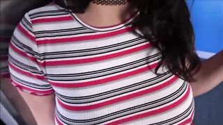 Latina stepdaughter Gabriela Lopez negotiates sex for happiness in this steamy Family Therapy scene, showcasing her stunning natural 34D curves and bold Latina flair, alongside Alex Adams, known for his passionate role-play scenarios and knack for bringin