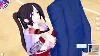 Game Koikatsu! ]Have sex with Big tits DanMachi Yamato Mikoto
