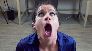 Sammi Starfish does cum swallowing compilation for men