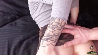 The guy playfully teased and fucked a tight ass of a sexy beauty