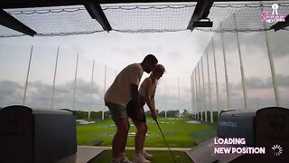 A date golf turns into a rough sex with the hot blondie - SammmNextDoor Date Night #25