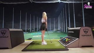 A date golf turns into a rough sex with the hot blondie - SammmNextDoor Date Night #25