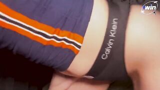 Nice stepsister woke me up with her blowjob skills