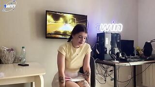 The girl was fucked by a collector who made creampie