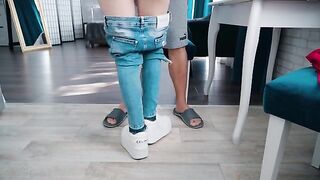 I'm Sorry Sweetheart. But I Wrecked your Stepsister's tight Ass until she Squirted