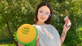 A forest fuck with a hot Russian girl and more