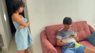 Girl threatens to tell stepdaddies if she doesn't get fucked