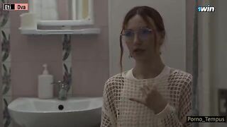 Russian schoolgirl fucked by her stepdad and his friend