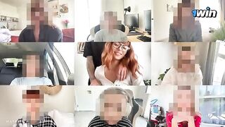 The red-haired babe got fucked on a zoom call