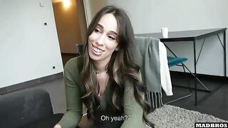 A friend joins the fun with a big ass chick in an intense DP session