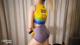 A playful challenge awaits, requiring intense effort to score in this steamy match!