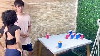 A game between stepbrothers ended up in sex and cumshots