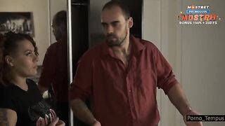 Redhead schoolgirl gets fucked by teachers in a steamy orgy