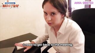 I can give you a blowjob, but I won't cheat on my boyfriend, starring Anna Sibster