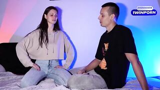 Interview with adult star about favorite sex position on YouTube Show