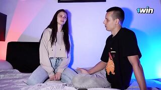 Interview with adult star about favorite sex position on YouTube Show