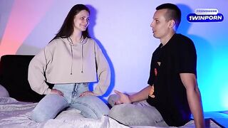 Interview with adult star about favorite sex position on YouTube Show