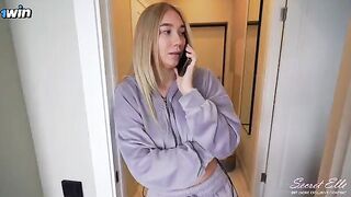 A beautiful girl rubs her wet pussy, but no penetration allowed