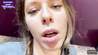 The girl doesn't mind sex in the kitchen with flatmate