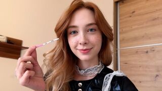 If the maid got pregnant after a creampie, fuck her again hard