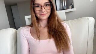 A man is teaching his 18 y.o. step-sister about sex