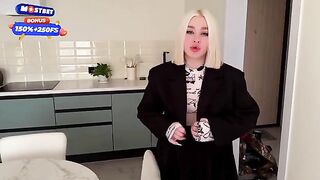 The disgruntled neighbor gets fucked by the hot blonde in a steamy scene