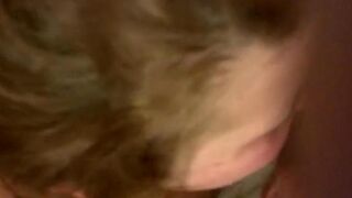 I stuck my cock in the mouth of a blonde on the eggs