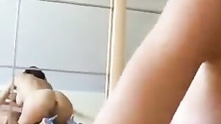 A couple enjoys private time with excellent oral skills