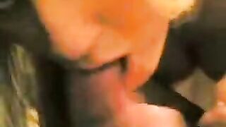Blonde girlfriend makes a stunning homemade blowjob video