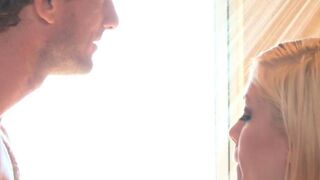 Young couple have sex right in the shower at home
