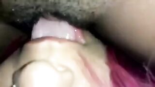 Latin beauty got her hairy cunt eaten on camera by horny babe