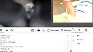 A husband and wife satisfy their sexual needs with each other on webcam