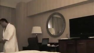 A guy brought a whore to the hotel and started to undress her
