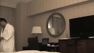A guy brought a whore to the hotel and started to undress her