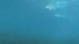 Two aqua-technicians fucked at the bottom of the sea