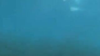 Two aqua-technicians fucked at the bottom of the sea