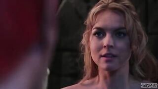 The pretty girl Keira Nicole fucked on the bed by a young man
