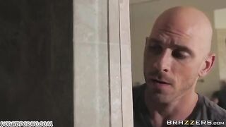 Johnny Sins roughly fucked a girl in the bedroom with his legendary stamina and massive endowment
