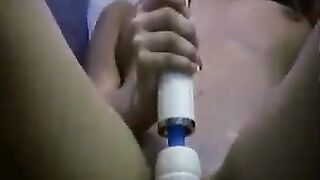 The first caresses himself, the second leads in this hot scene