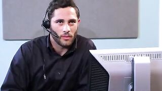 Sex of the employees right on the office table, amazing!!!