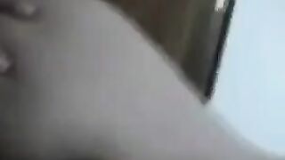 The negro man fucked her ass and made a video of it