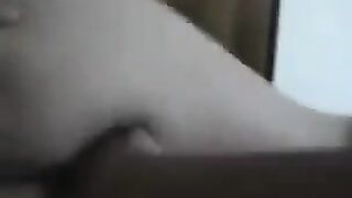 The negro man fucked her ass and made a video of it