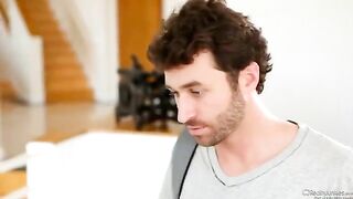 Two guys fucked sexy brunette Veronika Avluv in her pussy